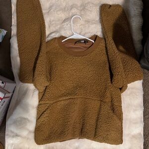 Piranha Size Medium Crop Sweater With Pockets